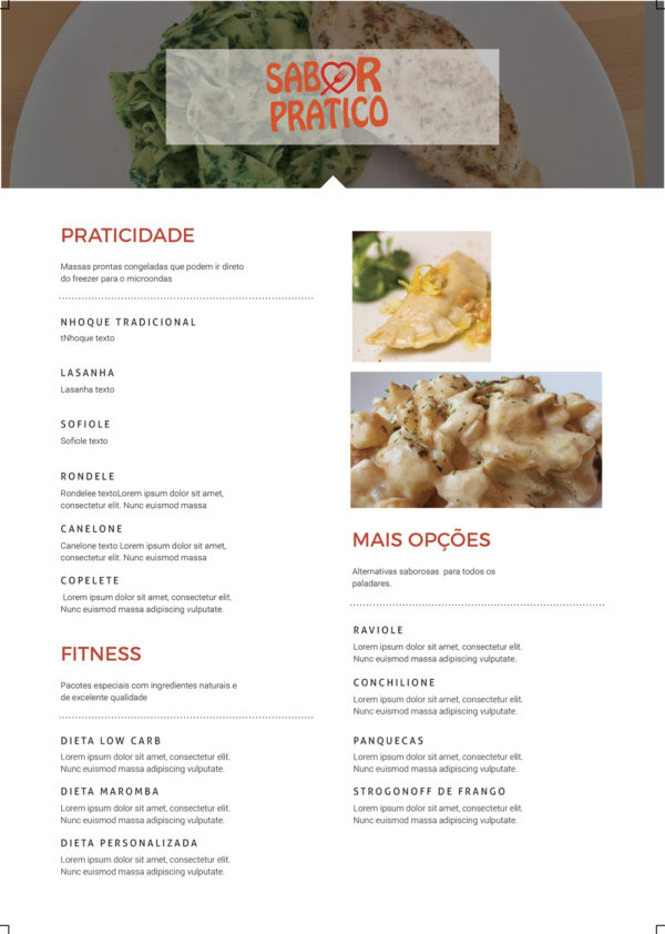 Flyer Sabor Pratico
